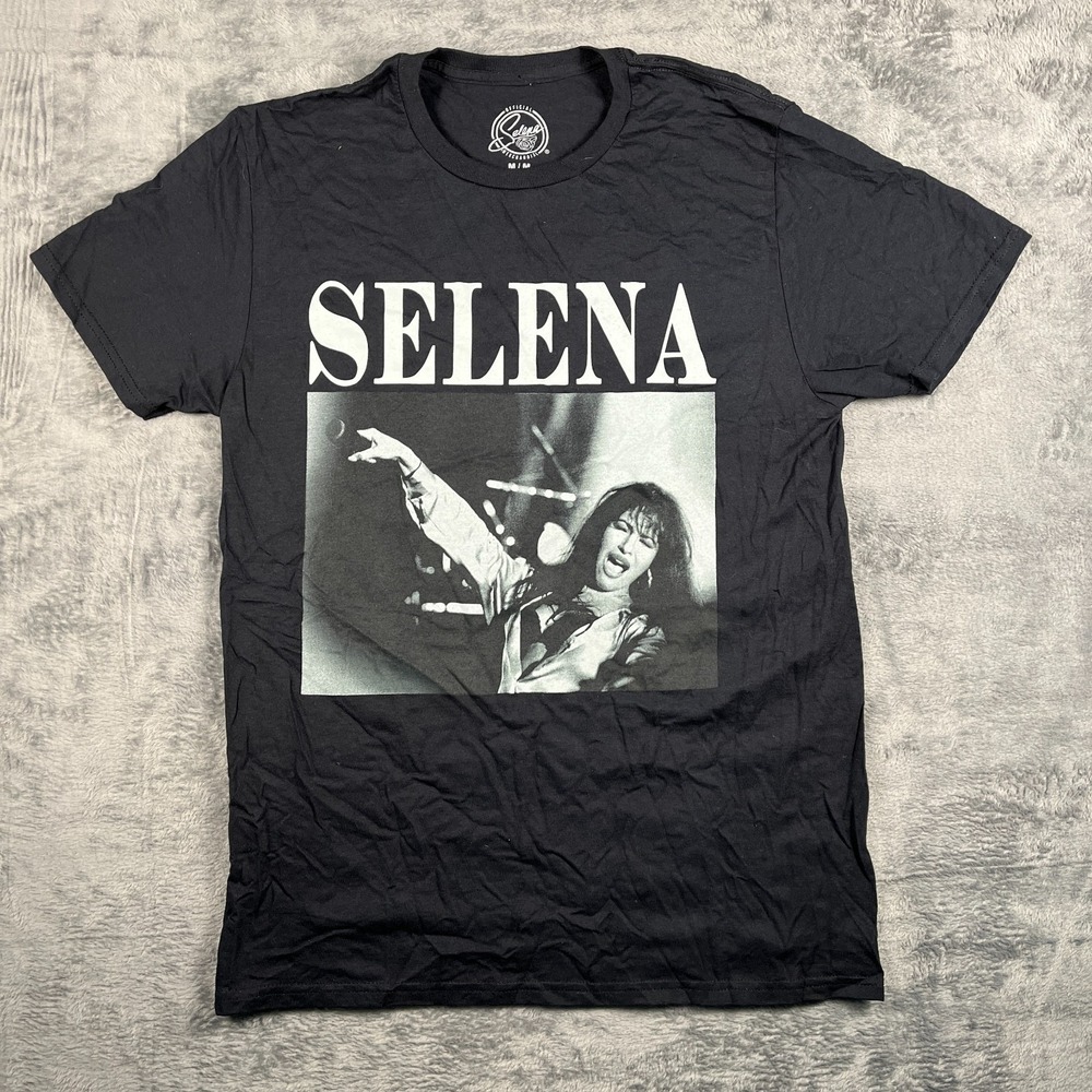 Selena Quintanilla Official Merchandise Graphic T-Shirt Mens Medium Black Cotton